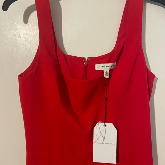 NWT Dress the Population Charlene Ruffle Gown - Picture 7 of 7